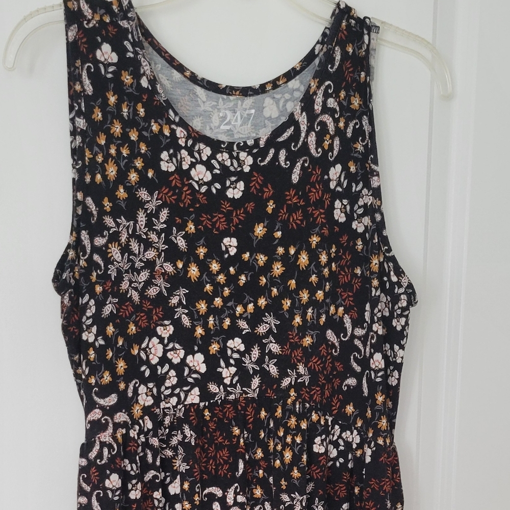 Maurices Floral Sleeveless Maxi Dress